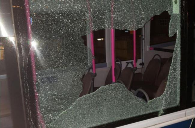 विप्लव कार्यकर्ताद्वारा ललितपुरमा साझा बस तोडफोड