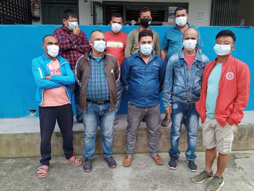 दमकबाट नगदसहित ९ जुवाडे पक्राउ