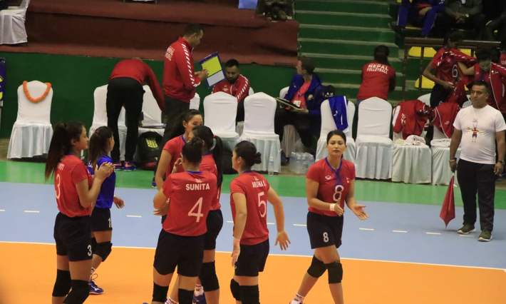 सेन्ट्रल जोन भलिबलः श्रीलंकालाई हराउँदै नेपालको विजयी सुरुवात