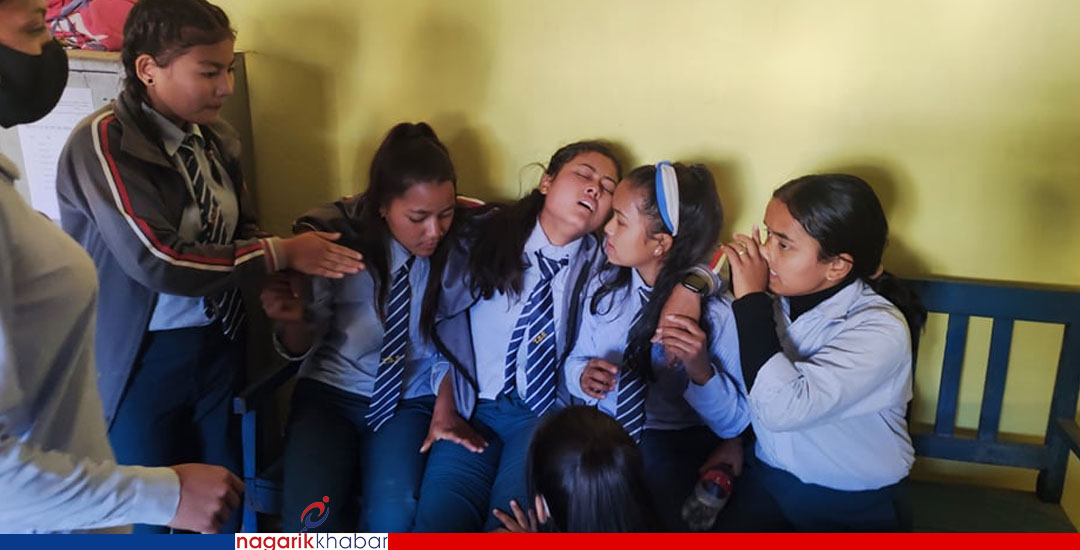 छात्रा बेहोस हुन थालेपछि विद्यालय बन्द