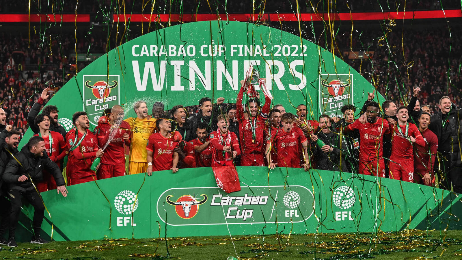 लिभरपुललाई नवौँ पटक काराबाओ कपको उपाधि