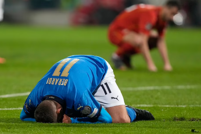 इटाली लगातार दोस्रो पटक विश्वकपमा छनोट हुन असफल