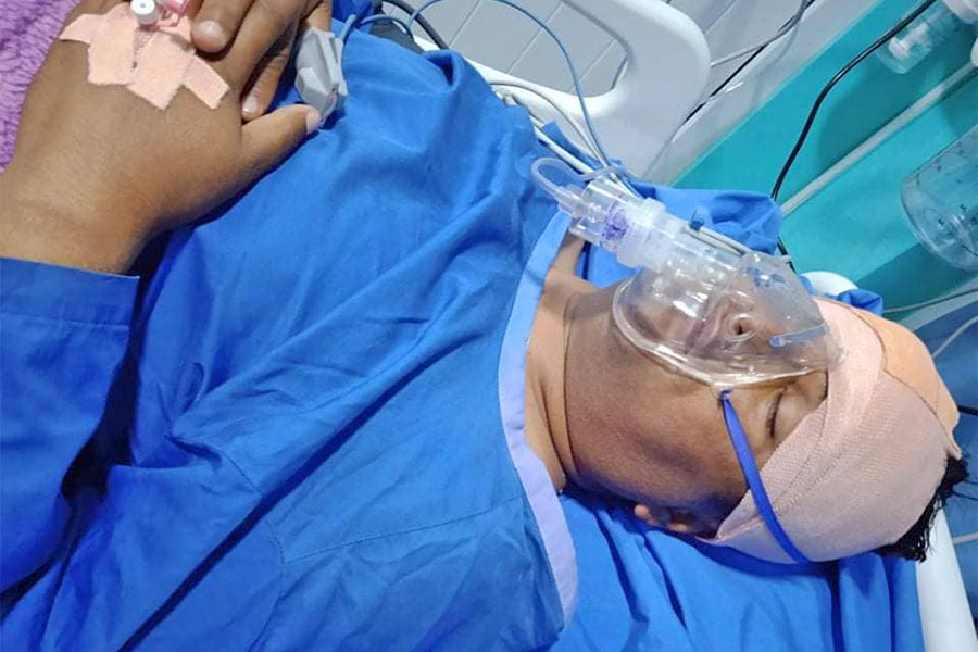 एमसीसीविरुद्धको आन्दोलनमा घाइते भएका सुर्खेतका रणबहादुर डाँगीको उपचारमा समस्या