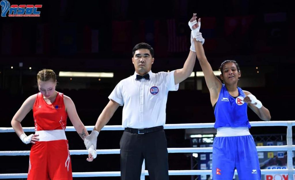सुष्मा एएसबीसी यू–२२ बक्सिङ च्याम्पियनसिपको फाइनलमा प्रवेश