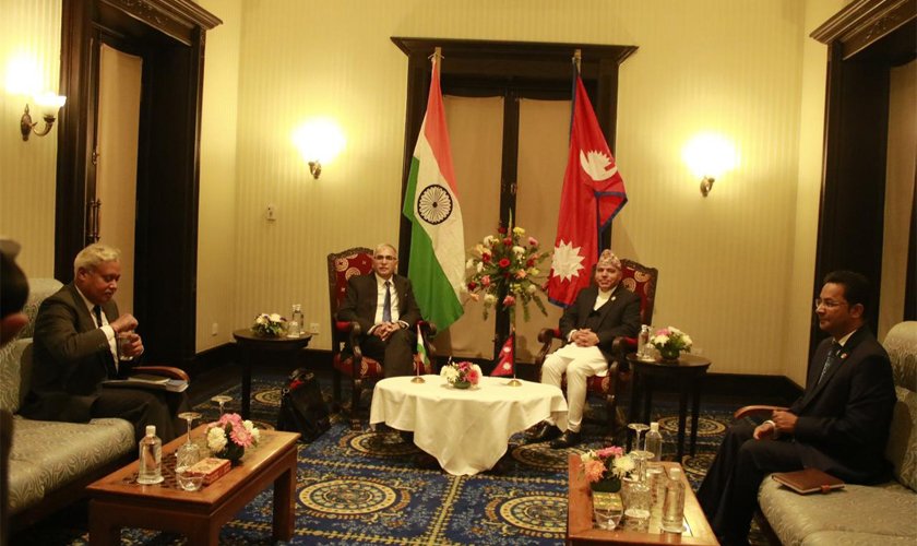 नेपाल–भारत सचिवस्तरीय संयन्त्रको बैठक आधा घण्टामै सकियो / उठेन सीमा समस्या