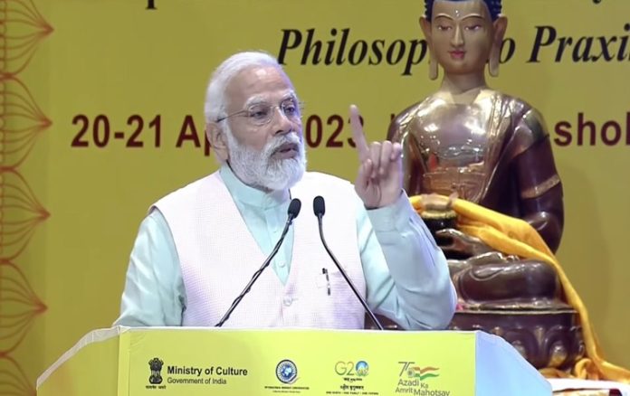 विश्व बौद्ध सम्मेलनमा मोदीले लुम्बिनी सम्झिए