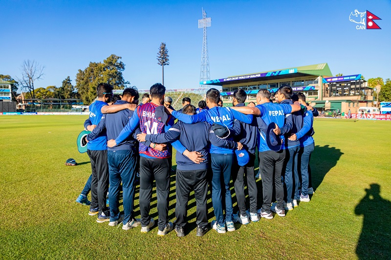 यूएईविरुद्ध चम्किए सन्दीप र करण, लिएर ३–३ विकेट