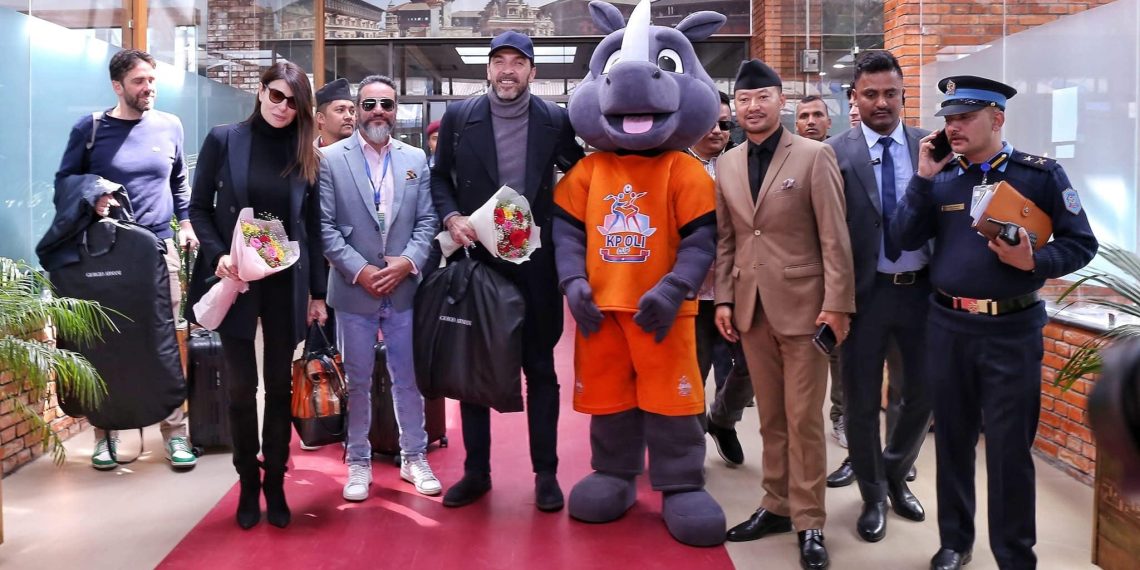 जियानलुईजी बुफोनलाई नेपालमा भव्य स्वागत