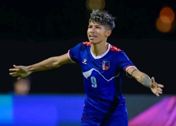 कप्तान बनेकै दिन साम्बाको ह्याट्रिक