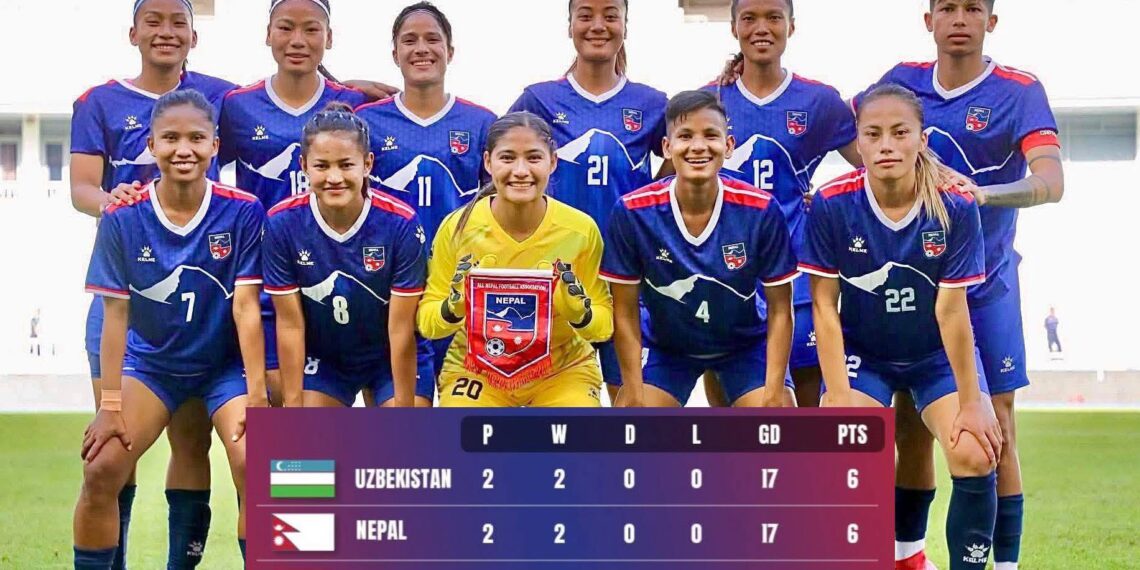 इतिहास रच्ने संघारमा नेपाली महिला फुटबल, बराबरी भए के हुन्छ ?