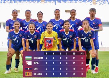 इतिहास रच्ने संघारमा नेपाली महिला फुटबल, बराबरी भए के हुन्छ ?