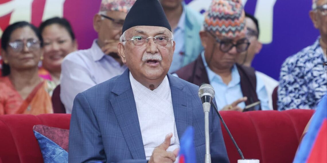 झापाबाट गर्जिए ओलीः ‘ओलीविनाको एमाले असम्भव’