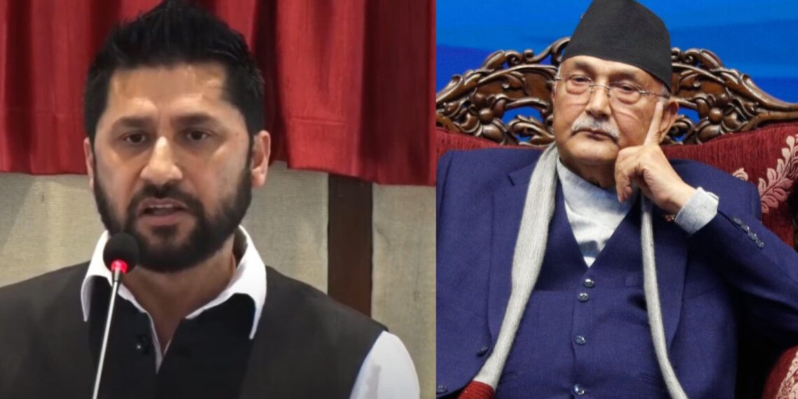  जेलमा रहेका रविको प्रधानमन्त्री ओलीले ’जुँगा’ उखेले