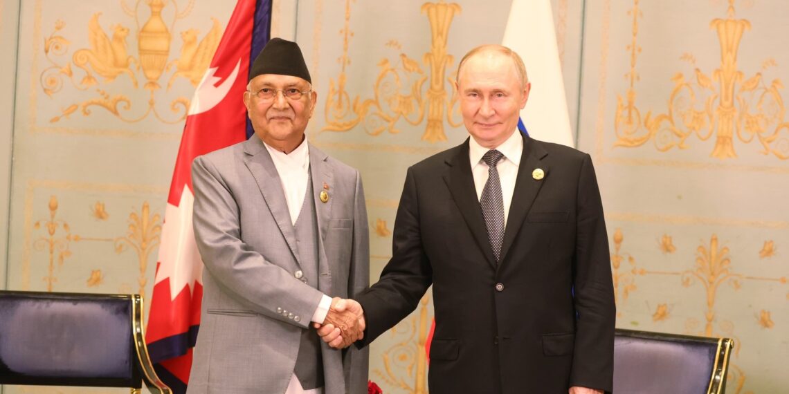 पुटिनले भने, नेपाल–रुसबीच समस्या छैन, ओलीले नेपाल बोलाए