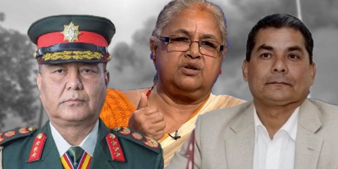 अन्तरिम सरकारको नेतृत्वका लागि नेपाली सेनाको समन्वयमा राष्ट्रपति रामचन्द्र पौडेल र जेनजी युवा प्रतिनिधिहरुबीच आज निर्णायक छलफल हुने