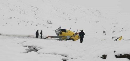 सगरमाथा आधार शिविरनजिकै हेलि चिप्लिएपछि…..