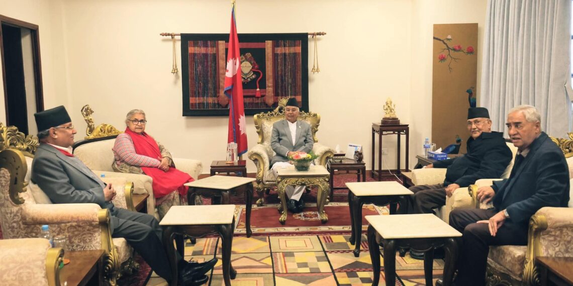 शीतल निवासमा ओलीले जे भने देउवाले त्यही दोहोर्याए, संसद् भर्सेस चुनाव