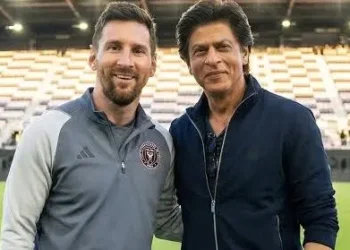 मेस्सी भारतमाः शाहरुखलाई भेटे, फोटो खिच्न १० लाख