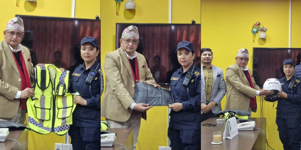 मेरोमाइक्रोफाइनान्सद्वारा नेपाल प्रहरीलाई सहयोग