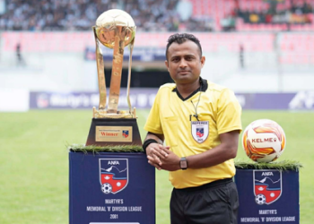 विराटनगरका मधुकर आचार्य फिफाको सहायक रेफ्रीमा छनोट