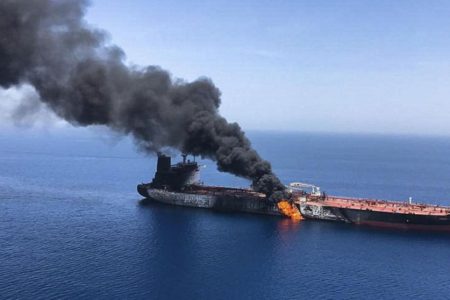 attack in iranian oil tanker