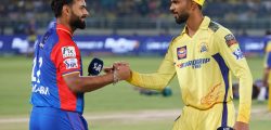 Rishabh Pant (c) of Delhi Capitals and Ruturaj Gaikwad (c) of Chennai Superkings at toss during match 13 of the Indian Premier League season 17 (IPL 2024) between Delhi Capitals and Chennai Super Kings held at the Dr YS Rajasekhara Reddy ACA-VDCA Cricket Stadium, Visakhapatnam on the 31st March 2024.

Photo by Deepak Malik / Sportzpics for IPL