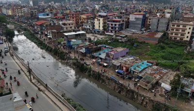 Squatter area Machaapokhari, Gaungapu. Photo: Prakash Chandra Timilsena/ Nepal Photo Library