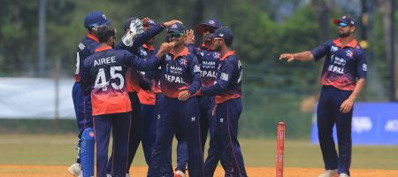 KLANG, MALAYSIA - SEPTEMBER 12: Pictures from the final match between Nepal and UAE held at the Bayuemas Oval on September 12, 2026 in Klang, Selangor, Malaysia. (Photo by Peter Lim/PhotoDesk.com.my) for Asian Cricket Council