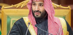 In this photo released by Saudi Royal Palace, Saudi Crown Prince Mohammed bin Salman, speaks during the Gulf Cooperation Council (GCC) Summit in Riyadh, Saudi Arabia, Tuesday, Dec. 14, 2021. (Bandar Aljaloud/Saudi Royal Palace via AP)