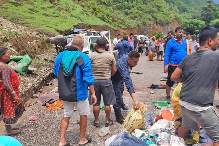 Accident-pyuthan