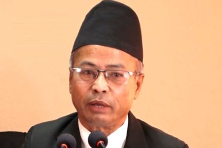 Chandeswor Shrestha-Nepal Bar President