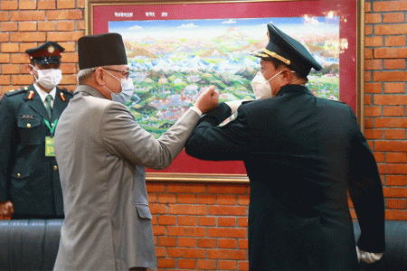 Chinese-difense-minister-and-rambahadur-thapa