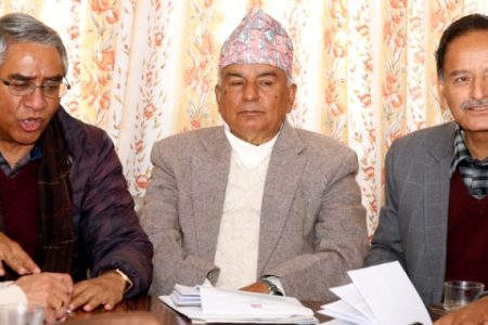 Sher Bahadur Deuba Ram Chandra Paudel Krishna Prasad Sitaula
