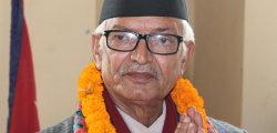 UML PP leader Dor Mani Paudel pose for a portrait after being appointed as Chief Minister of Province 4 in Hetauda, on Sunday. February 11, 2018. Photo: Prakash Dahal