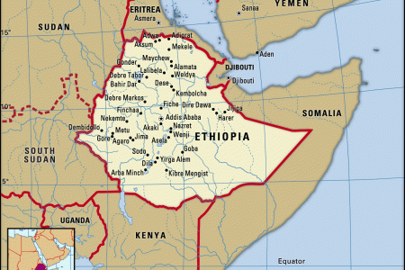 Ethiopia-map-boundaries-cities-locator