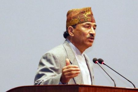 Kamal-Thapa-Speaking-Mic
