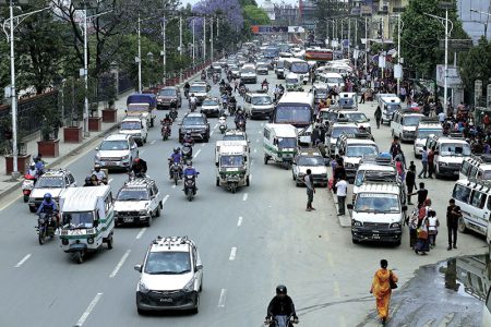 Kathmandu-traffic