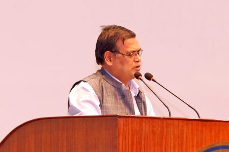 CPN-Maoist Centre leader Krishna Bahadur Mahara speaks at a Legislature-Parliament in Kathmandu, on Friday, July 22, 2016. Photo: RSS
