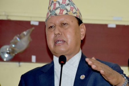 Mohan-basnet-sanchar-mantri