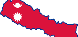 Nepal-Map-Flag