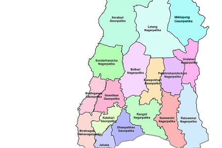 NepalMorangDistrictmap