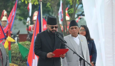 PM Balen Shah taking oath-1774621063