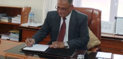 Pakistan's Amjad Hussain B Sial assumes the office of the South Asian Association for Regional Cooperation (SAARC) Secretary-General in Kathmandu, on Wednesday, March 1, 2017. Photo: SAARC Secretariat