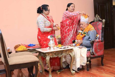 Ram-Chandra-poudel-Vai-Tika