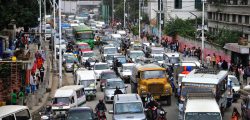 Ratnapark traffic jam