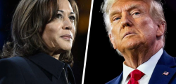 Trump and Harris