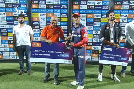 sandeep-lammichhane-wins-stylish player of the day IPL 2018