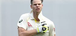 BRISBANE, AUSTRALIA - NOVEMBER 25:  Steve Smith of Australia celebrates after reaching his century during day three of the First Test Match of the 2017/18 Ashes Series between Australia and England at The Gabba on November 25, 2017 in Brisbane, Australia.  (Photo by Ryan Pierse/Getty Images)