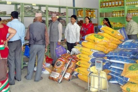 Consumers throng Fair Price Shop at Jadibuti operated by Nepal Salt Trading Ltd in Kathmandu, on Wednesday, September 28, 2016. Photo: RSS