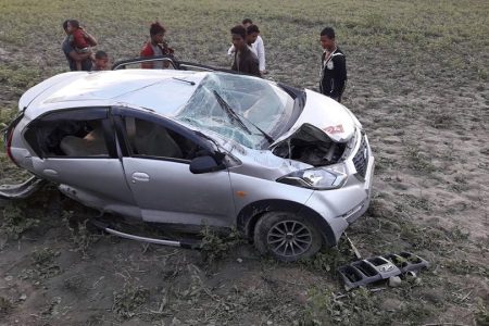 दुर्घट्नाग्रस्त कार